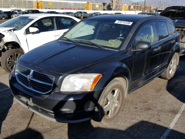 1B3HB48B07D572071 - 2007 DODGE CALIBER SX BLACK photo 2