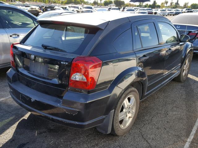 1B3HB48B07D572071 - 2007 DODGE CALIBER SX BLACK photo 4