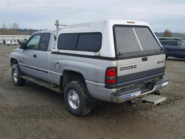 3B7KF23Z1YG156276 - 2000 DODGE RAM 2500 SILVER photo 3