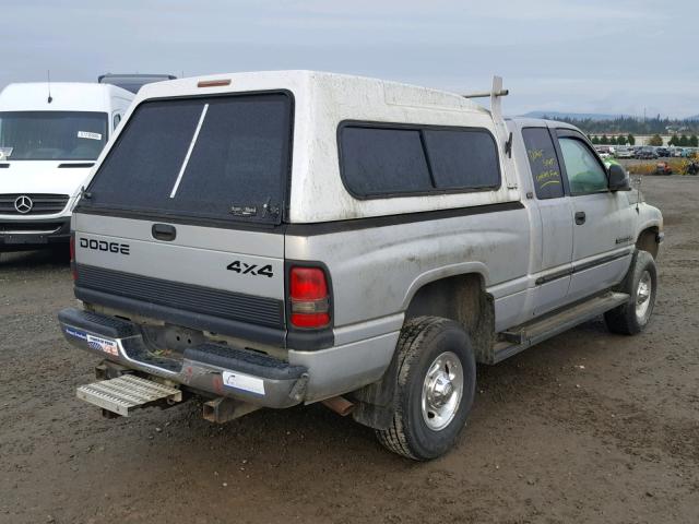 3B7KF23Z1YG156276 - 2000 DODGE RAM 2500 SILVER photo 4