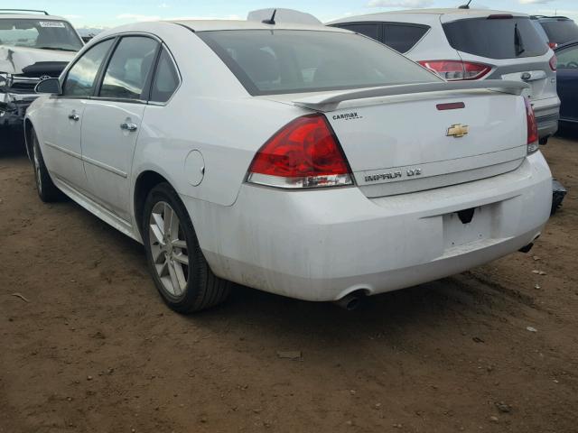 2G1WC5E30D1227418 - 2013 CHEVROLET IMPALA LTZ WHITE photo 3