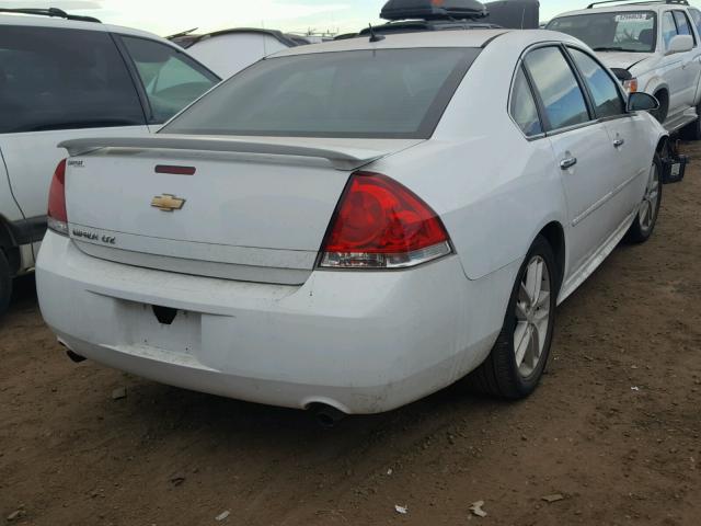 2G1WC5E30D1227418 - 2013 CHEVROLET IMPALA LTZ WHITE photo 4