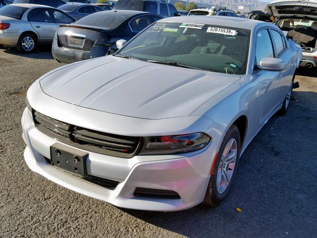 2C3CDXBG5KH702693 - 2019 DODGE CHARGER SX GRAY photo 2