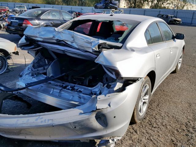 2C3CDXBG5KH702693 - 2019 DODGE CHARGER SX GRAY photo 4