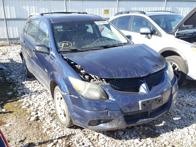 5Y2SL62854Z445096 - 2004 PONTIAC VIBE BLUE photo 1