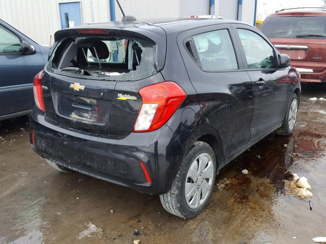 KL8CB6SA3HC731718 - 2017 CHEVROLET SPARK LS BLACK photo 4