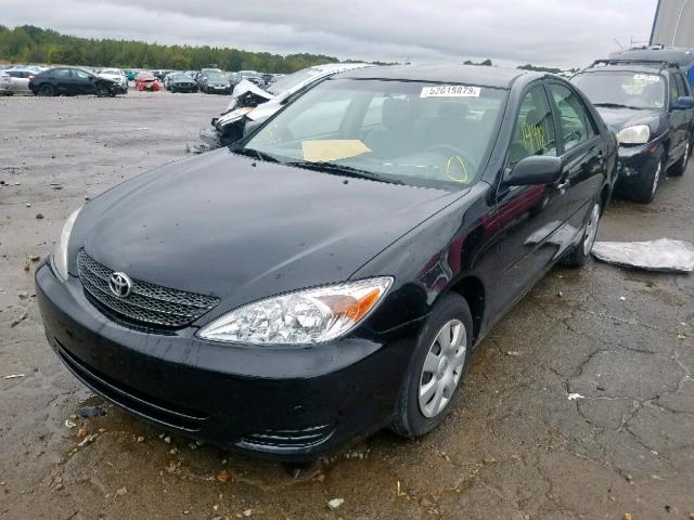 4T1BE32K43U240770 - 2003 TOYOTA CAMRY LE BLACK photo 2