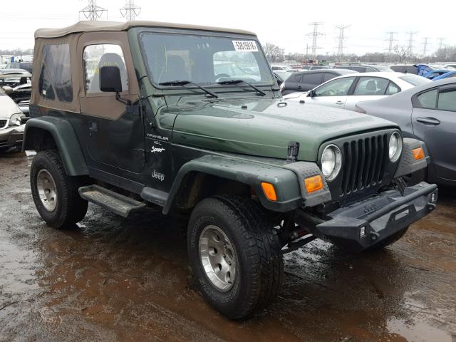 1J4FY19S3VP543784 - 1997 JEEP WRANGLER / GREEN photo 1