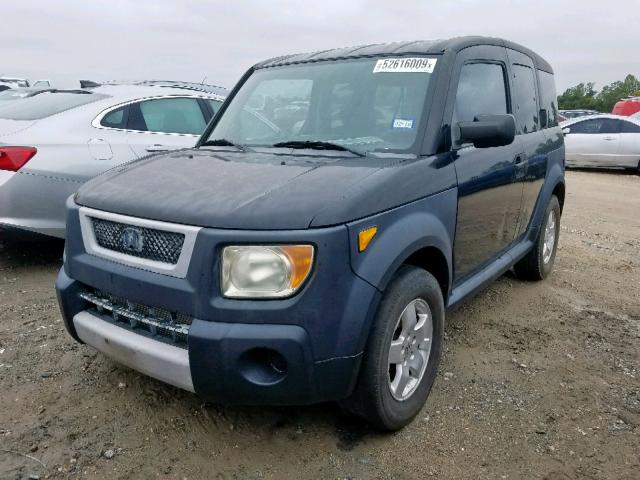 5J6YH276X5L026087 - 2005 HONDA ELEMENT EX BLACK photo 2