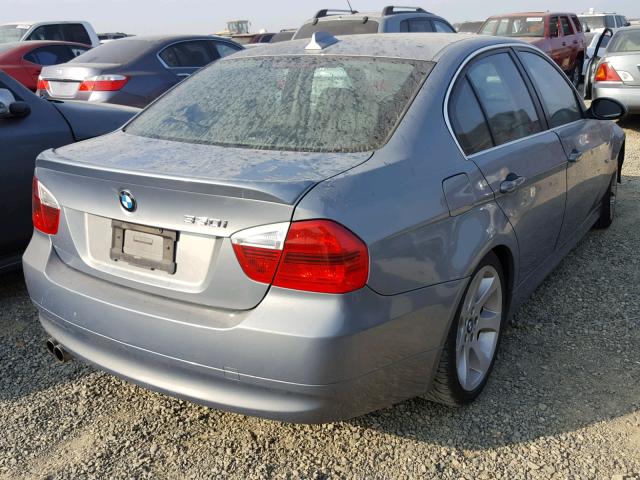 WBAVB33586PS10691 - 2006 BMW 330 I BLUE photo 4