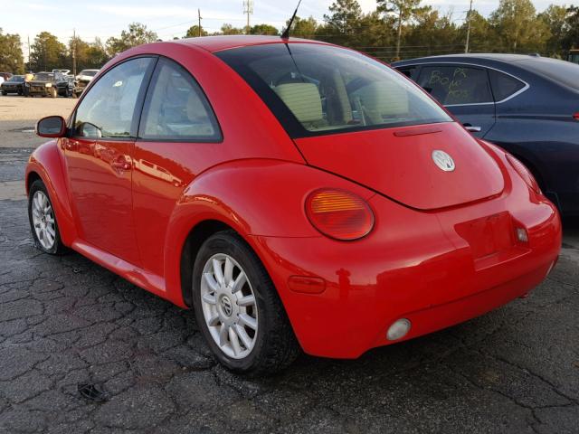 3VWCK31C04M413554 - 2004 VOLKSWAGEN NEW BEETLE Qırmızı foto 3