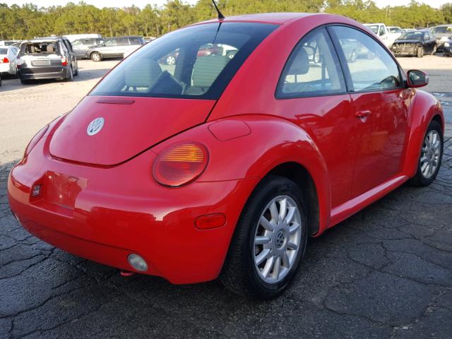 3VWCK31C04M413554 - 2004 VOLKSWAGEN NEW BEETLE Qırmızı foto 4