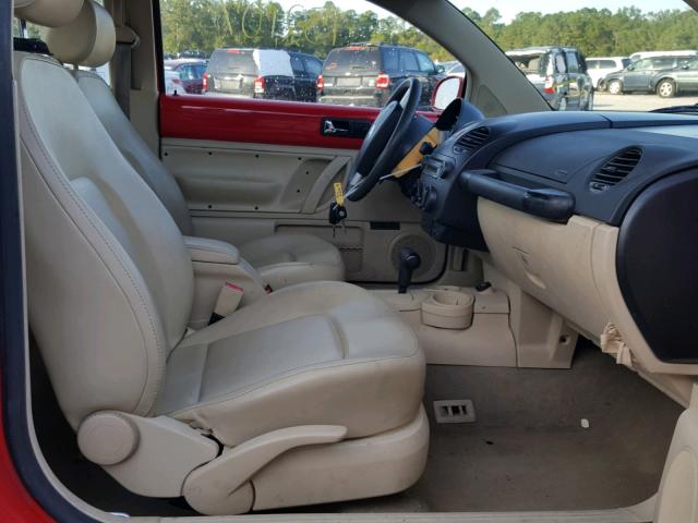 3VWCK31C04M413554 - 2004 VOLKSWAGEN NEW BEETLE Qırmızı foto 5