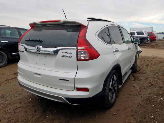 5J6RM4H95GL800253 - 2016 HONDA CR-V TOURI WHITE photo 4