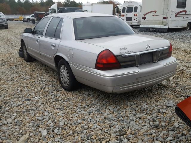 2MEFM75V77X641653 - 2007 MERCURY GRAND MARQ SILVER photo 3