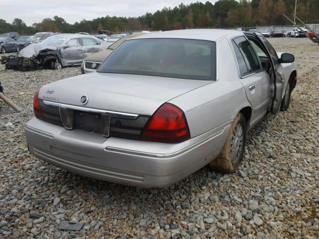 2MEFM75V77X641653 - 2007 MERCURY GRAND MARQ SILVER photo 4