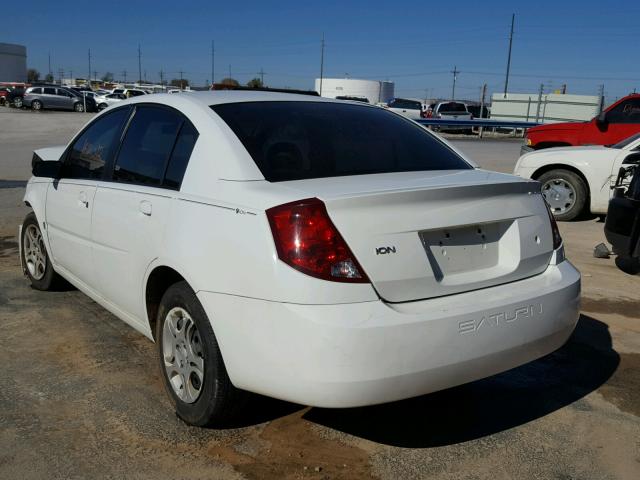 1G8AJ52F04Z149519 - 2004 SATURN ION LEVEL WHITE photo 3