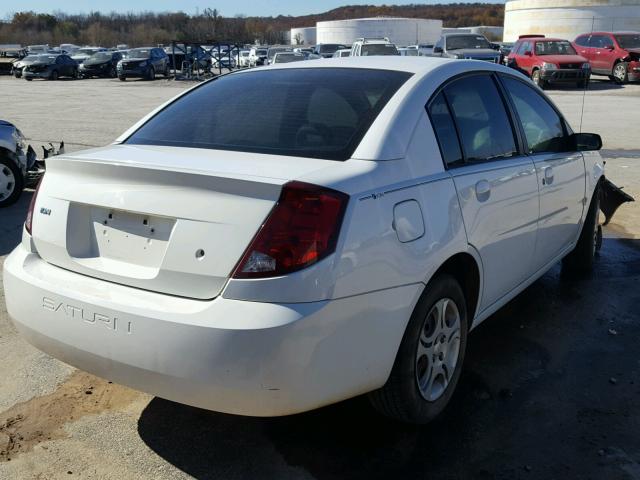 1G8AJ52F04Z149519 - 2004 SATURN ION LEVEL WHITE photo 4