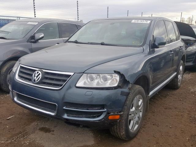 WVGZM77L45D078720 - 2005 VOLKSWAGEN TOUAREG 4. GRAY photo 2