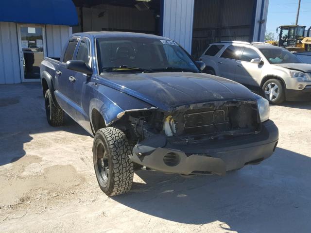 1D7HW28K66S671551 - 2006 DODGE DAKOTA QUA BLUE photo 1