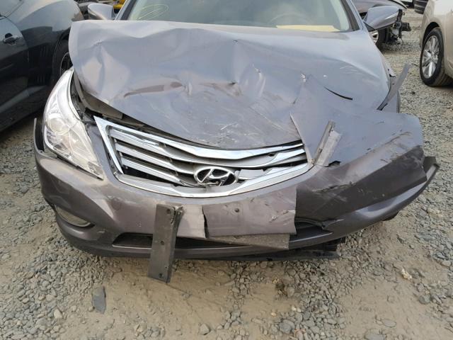 KMHFG4JG4CA180313 - 2012 HYUNDAI AZERA GLS GRAY photo 7