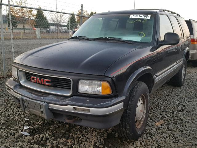 1GKDT13W5S2524707 - 1995 GMC JIMMY BLACK photo 2