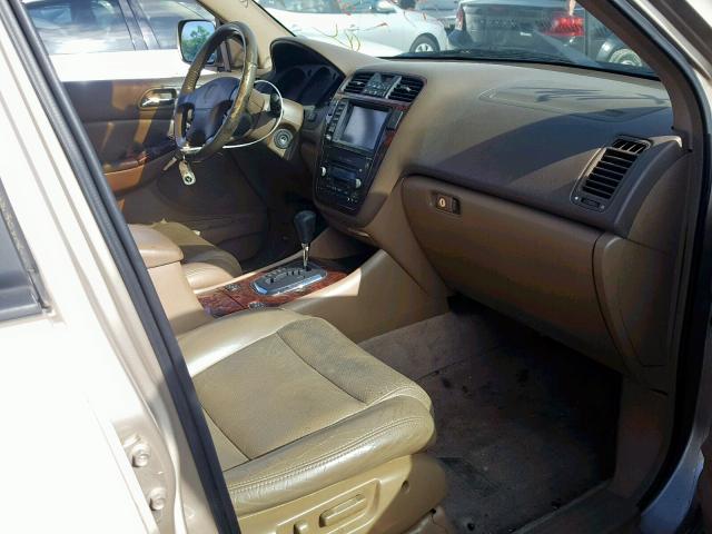 2HNYD18852H503961 - 2002 ACURA MDX TOURIN GOLD photo 5