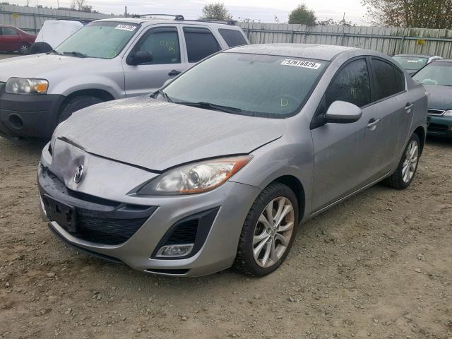 JM1BL1S6XA1253605 - 2010 MAZDA 3 S GRAY photo 2