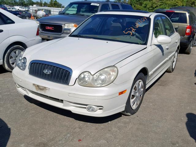 KMHWF25H12A604314 - 2002 HYUNDAI SONATA GL WHITE photo 2