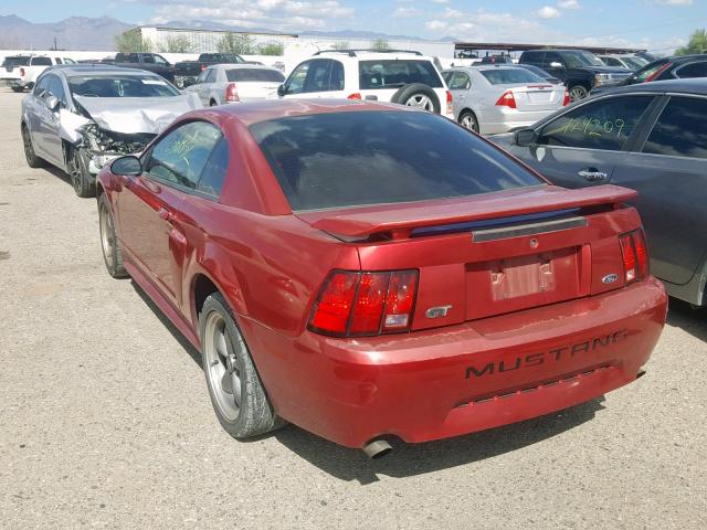 1FAFP42X03F325097 - 2003 FORD MUSTANG GT RED photo 3