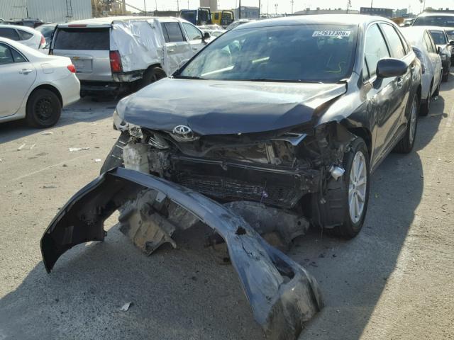 4T3ZA3BB1AU022493 - 2010 TOYOTA VENZA BASE CHARCOAL photo 2