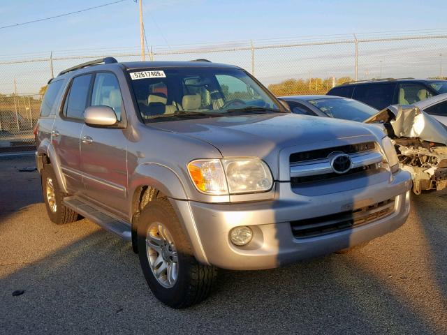 5TDBT48A45S235638 - 2005 TOYOTA SEQUOIA LI SILVER photo 1