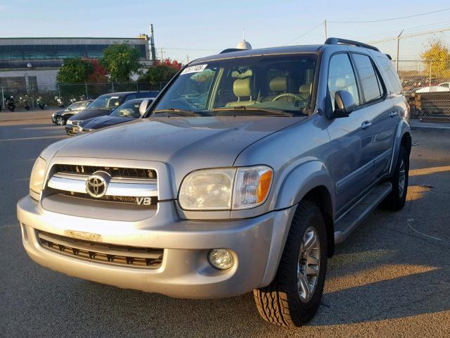 5TDBT48A45S235638 - 2005 TOYOTA SEQUOIA LI SILVER photo 2