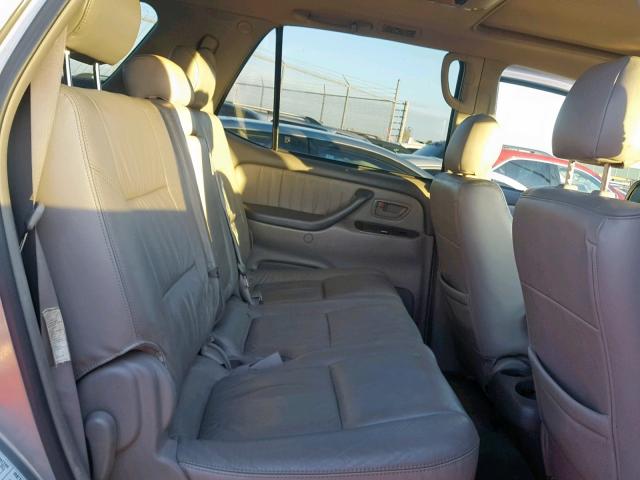 5TDBT48A45S235638 - 2005 TOYOTA SEQUOIA LI SILVER photo 6