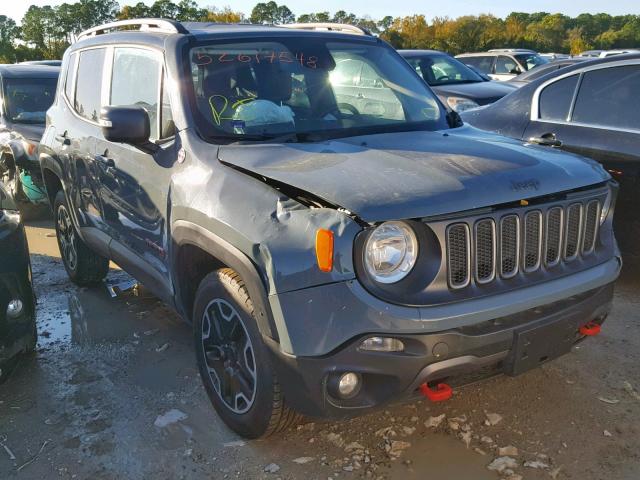 ZACCJBCTXGPC98413 - 2016 JEEP RENEGADE T GRAY photo 1