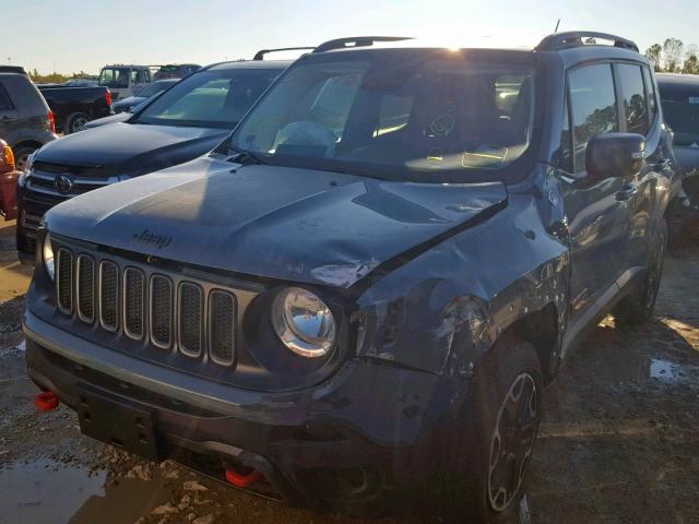 ZACCJBCTXGPC98413 - 2016 JEEP RENEGADE T GRAY photo 2