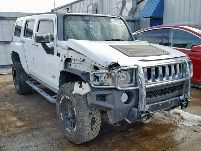 5GTMNJEE5A8138206 - 2010 HUMMER H3 LUXURY WHITE photo 1