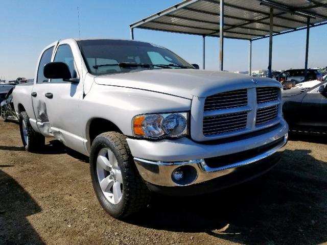 1D7HA18D25S153901 - 2005 DODGE RAM 1500 S SILVER photo 1