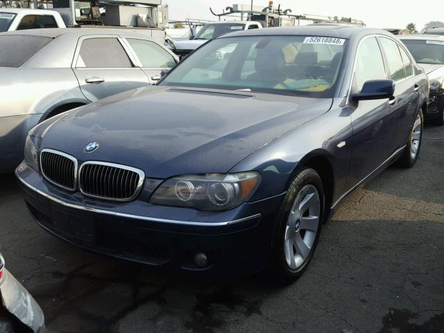 WBAHL83526DT05627 - 2006 BMW 750 I BLUE photo 2