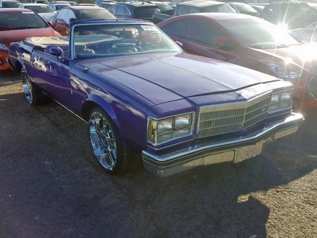 4J57H7H256196 - 1977 BUICK COUPE PURPLE photo 1