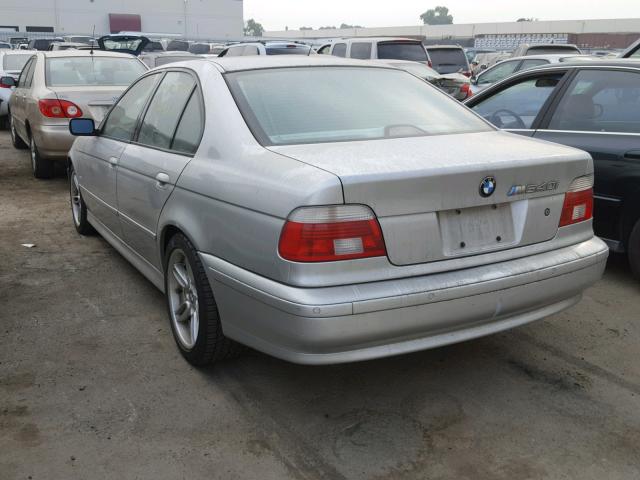 WBADN63421GM73442 - 2001 BMW 540 I AUTO SILVER photo 3