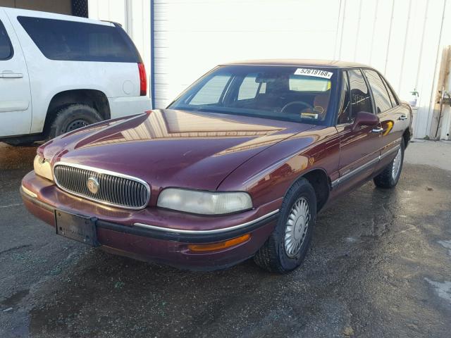 1G4HP52K9XH481237 - 1999 BUICK LESABRE CU RED photo 2