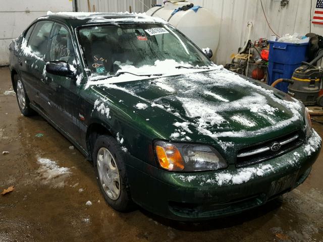 4S3BE635617209787 - 2001 SUBARU LEGACY L GREEN photo 1