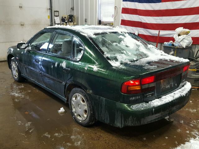 4S3BE635617209787 - 2001 SUBARU LEGACY L GREEN photo 3