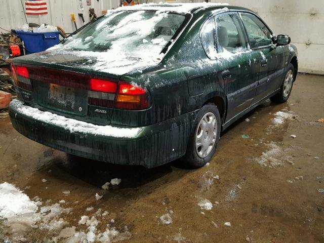 4S3BE635617209787 - 2001 SUBARU LEGACY L GREEN photo 4