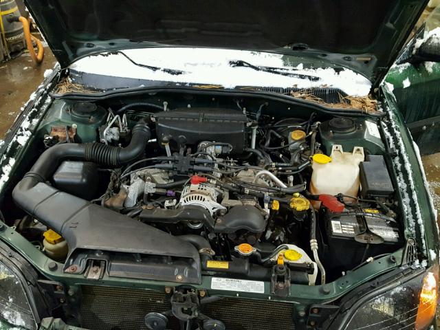 4S3BE635617209787 - 2001 SUBARU LEGACY L GREEN photo 7