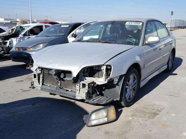 4S3BE646235200977 - 2003 SUBARU LEGACY GT SILVER photo 2