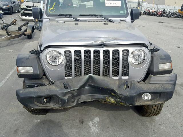 1C6HJTAG7LL126508 - 2020 JEEP GLADIATOR GRAY photo 9