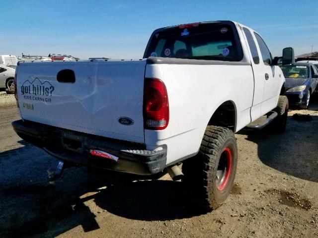 2FTRX17284CA03940 - 2004 FORD F-150 HERI WHITE photo 4