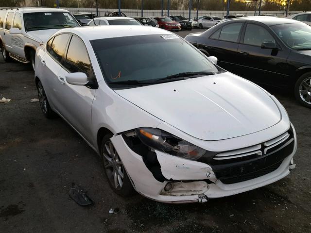 1C3CDFBA8DD106600 - 2013 DODGE DART SXT WHITE photo 1